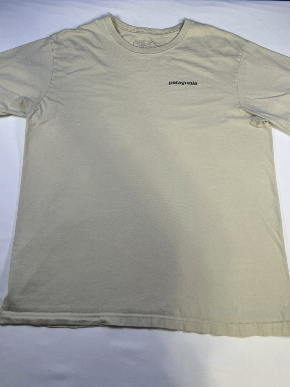 Patagonia Men’s Cream T-Shirt Size M